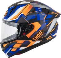 Shoei 11.18.111.6, Shoei X-SPR Pro Valion, Integralhelm - Matt Blau/Orange/Wei&szlig; - XL