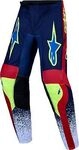 Alpinestars Fluid Drag, Textilhose Jugend - Dunkelblau/Rot/Wei&szlig;/Neon-Gelb - 22