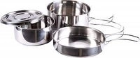 Mil-Tec Camping, Kochset 4-tlg. - Silber