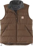 Carhartt Livingston, Steppweste - Dunkelbraun (Rdk) - S