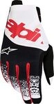 Alpinestars Techstar S26, Handschuhe - Schwarz/Wei&szlig;/Neon-Rot - S