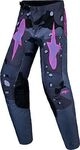 Alpinestars Fluid Lone, Textilhose Jugend - Dunkelgrau/Grau/Pink - 22