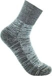 Carhartt Twin Knit Midweight Short Crew, Socken Damen - Hellgrau - M