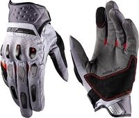 Leatt Adventure Subzero 5.5 Short, Handschuhe wasserdicht - Hellgrau/Grau/Rot - M