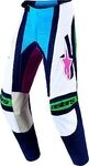 Alpinestars Techstar Maven, Textilhose - Wei&szlig;/Dunkelblau/Neon-Gr&uuml;n/Pink - 28