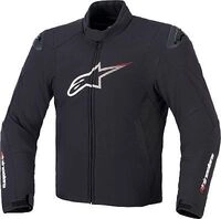Alpinestars SMX, Textiljacke wasserdicht - Schwarz/Wei&szlig;/Hellrot - L