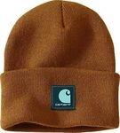 Carhartt Rubber Patch Watch, Kappe - Braun/Petrol - Einheitsgr&ouml;&szlig;e