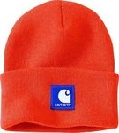 Carhartt Rubber Patch Watch, Kappe - Orange/Blau - Einheitsgr&ouml;&szlig;e