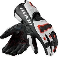 Revit Quantum 3, Handschuhe - Wei&szlig;/Neon-Rot - M