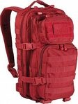 Mil-Tec US Assault Pack S, Rucksack - Rot