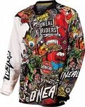 ONeal Mayhem Crank, Trikot - Schwarz/Wei&szlig;/Rot/Blau/Gelb - S