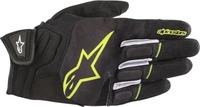 Alpinestars 3574018-155-S, Alpinestars Atom, Handschuhe - Schwarz/Neon-Gelb - S