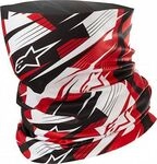 Alpinestars Blurred, Multifunktionstuch - Schwarz/Wei&szlig;/Rot