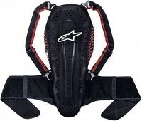 Alpinestars Nucleon KR-2, R&uuml;ckenprotektor - Schwarz/Grau/Rot - M