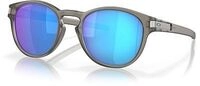 Oakley Latch Sapphire, Sonnenbrille - Matt-Grau Blau/Violett-Verspiegelt