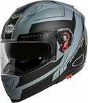 Premier Delta RG, Klapphelm - Matt Grau/Schwarz/Neon-Gelb - XS