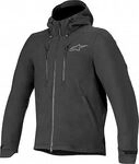 Alpinestars Domino Tech, Textiljacke - Schwarz - 3XL