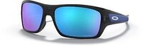 Oakley Turbine Sapphire, Sonnenbrille - Schwarz/Blau Blau/Violett-Verspiegelt