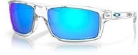 Oakley Gibston Sapphire, Sonnenbrille - Transparent Blau/Violett-Verspiegelt