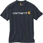 Carhartt Dearborn Relaxed Logo, T-Shirt - Dunkelblau/Wei&szlig; - S