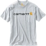 Carhartt Dearborn Relaxed Logo, T-Shirt - Hellgrau/Schwarz - S