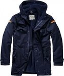 Brandit Parka Flag, Textiljacke - Dunkelblau - XL