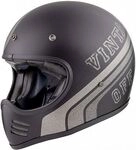 Premier Trophy MX BTR, Motocrosshelm - Matt Schwarz/Grau - XL