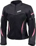 GMS-Moto Tara, Textiljacke Damen - Schwarz/Pink - XL