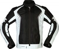 Modeka Khao Air, Textiljacke wasserdicht - Schwarz/Hellgrau - XXL