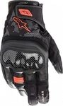 Alpinestars SMX Z, Handschuhe Drystar - Schwarz/Neon-Rot - S