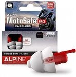 Alpine MotoSafe RACE, Geh&ouml;rschutz - Rot/Wei&szlig;