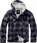 Brandit Lumberjack Winter, Kapuzenjacke - Schwarz/Grau - XXL