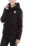 Carhartt Clarksburg Logo, Kapuzenpullover Damen - Schwarz/Wei&szlig; - L