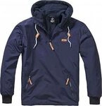 Brandit Luke Windbreaker, Textiljacke - Dunkelblau - S