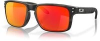 Oakley Holbrook Ruby, Sonnenbrille - Matt Schwarz/Grau Orange/Rot-Verspiegelt