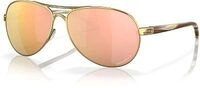 Oakley Feedback Rose Gold Polarized, Sonnenbrille Damen - Gold/Braun