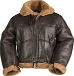 Mil-Tec Royal Airforce, Lederjacke - Dunkelbraun/Hellbraun - XXL