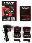 Lenz Lithium Pack rcB 1800, Akku Doppelpack - Schwarz