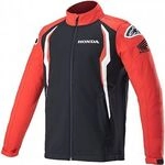 Alpinestars Honda Teamwear, Textiljacke - Rot/Schwarz - XXL