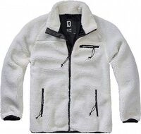 Brandit Teddyfleece, Textiljacke - Wei&szlig; - XXL
