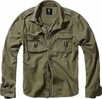 Brandit Vintage, Hemd - Oliv - M