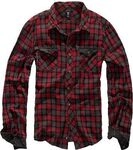 Brandit Duncan, Hemd - Rot/Braun - XL