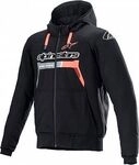Alpinestars Chrome Ignition, Textiljacke - Schwarz/Neon-Rot/Grau - XXL