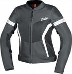 IXS Trigonis-Air, Textiljacke Damen - Dunkelgrau/Grau/Wei&szlig; - M