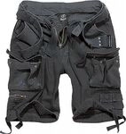 Brandit Savage Vintage, Cargoshorts - Schwarz - 3XL