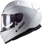 LS2 FF811 Vector II Solid, Integralhelm - Wei&szlig; - XXL