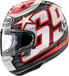 Arai RX-7V Evo Hayden Reset, Integralhelm - Schwarz/Wei&szlig;/Rot - M