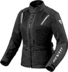 Revit Levante 2 H2O, Textiljacke wasserdicht Damen - Schwarz/Hellgrau - 36