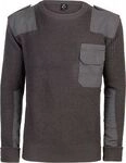 Brandit BW, Pullover - Grau - XL