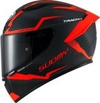 Suomy Track-1 Reaction, Integralhelm - Matt Schwarz/Rot - L
